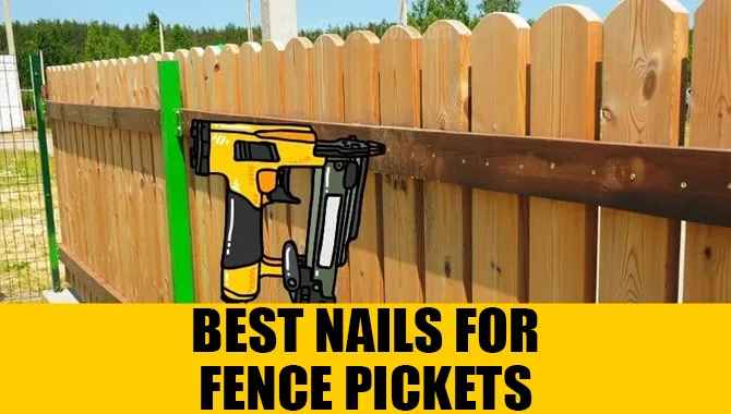 Best Nails For Fence Pickets Reviews & Buying Guide