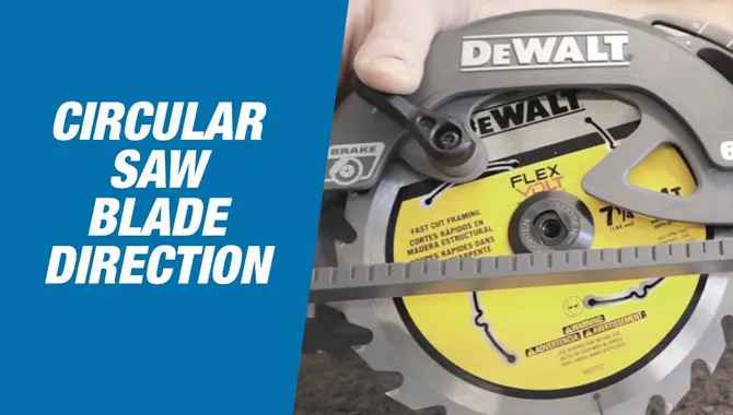 Circular Saw Blade Direction | Which Should You Point?