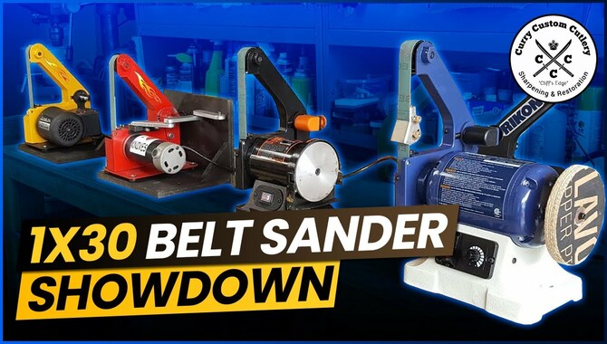 Factors to Consider While Choosing the Best 1×30 Belt Sander?