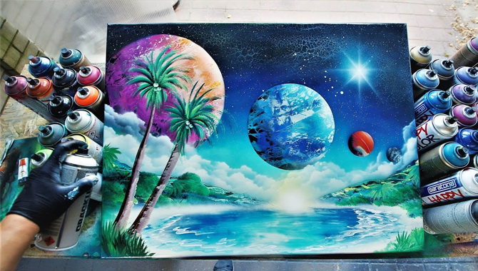 Painting with Spray Paint