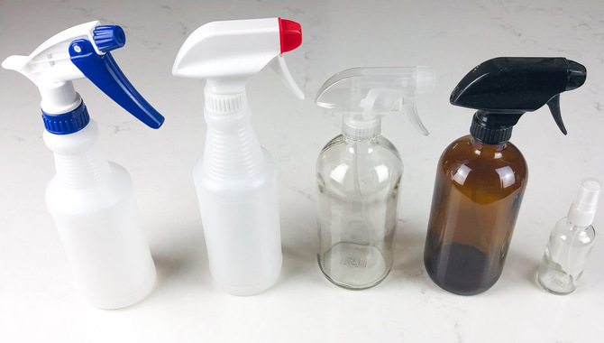 What Kind Of Spray Bottle For Bleach