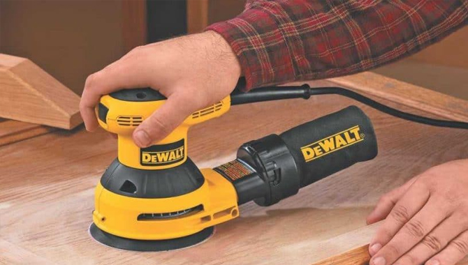What Things Should You Avoid While Using an Orbital Sander?