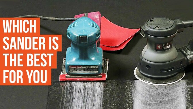 What are the Differences Between a DA Sander and vs. Random Orbital Sander