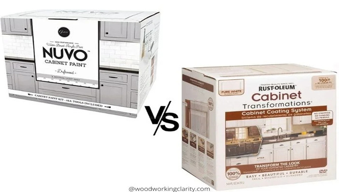 Which is Best—Nuvo Cabinet Paint Vs Rustoleum Makeover Ki