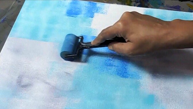 Apply Acrylic Paint Using A Roller