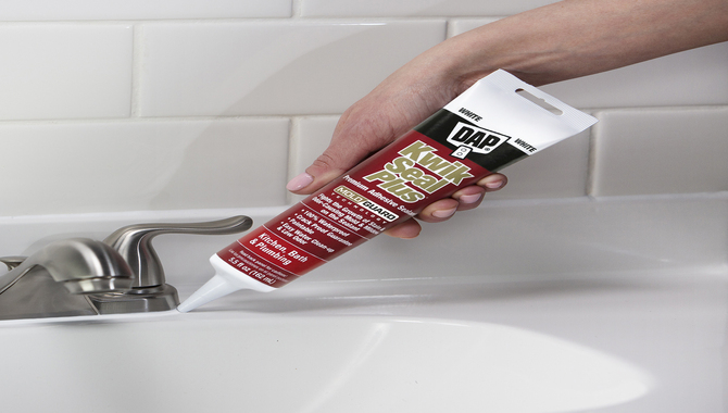 Apply Waterproof Bathroom Sealant