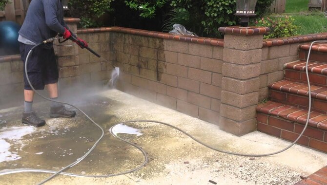 How To Clean Concrete And Cinder Block With Water
