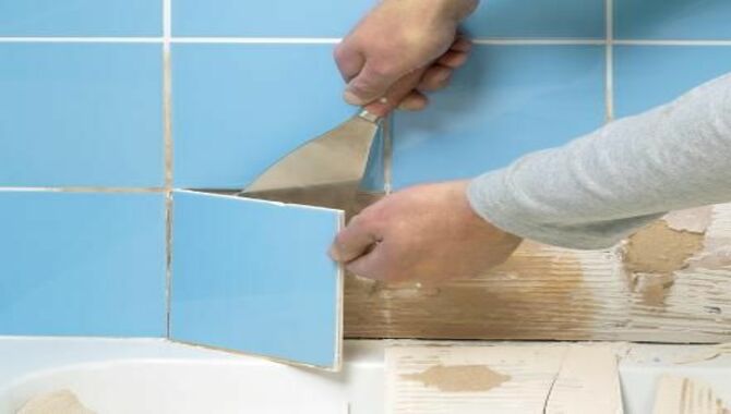 How To Fix Shower Tiles
