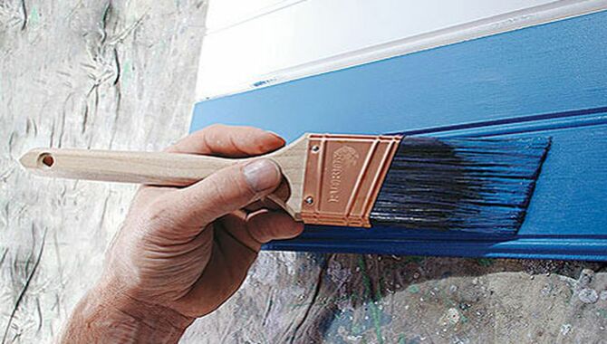 How To Remove Paint From Moldings With A Brush