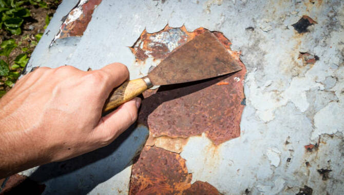 Remove Flaking Paint And Rust