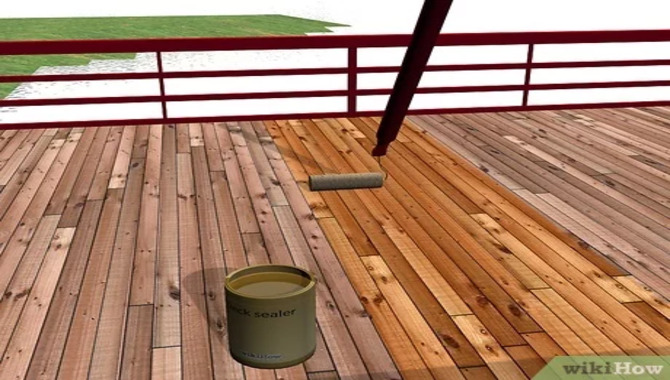 Sealing your deck