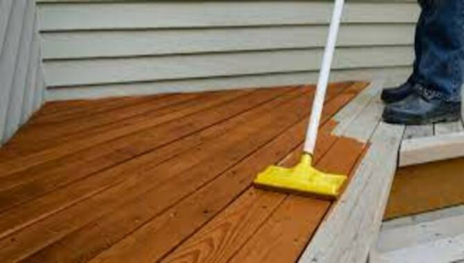 Staining Your Deck: The Cons