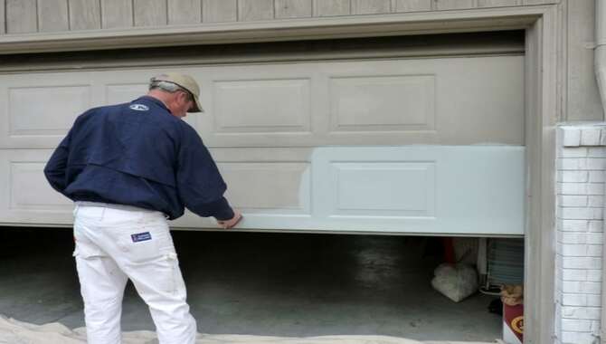 Tips On How To Avoid Sticking While Painting Garage Door