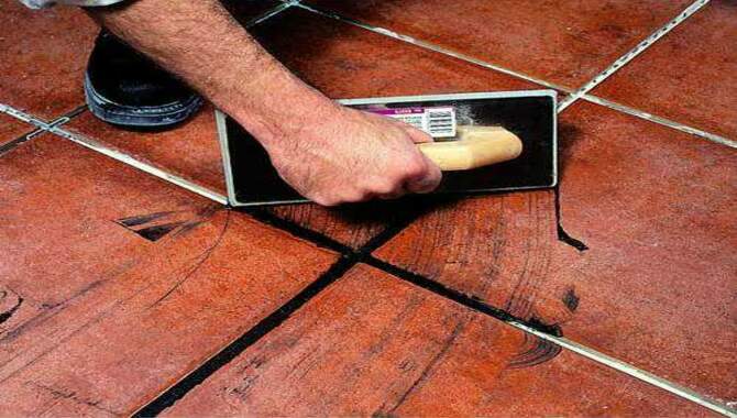 Use a grout float to get into all corners: