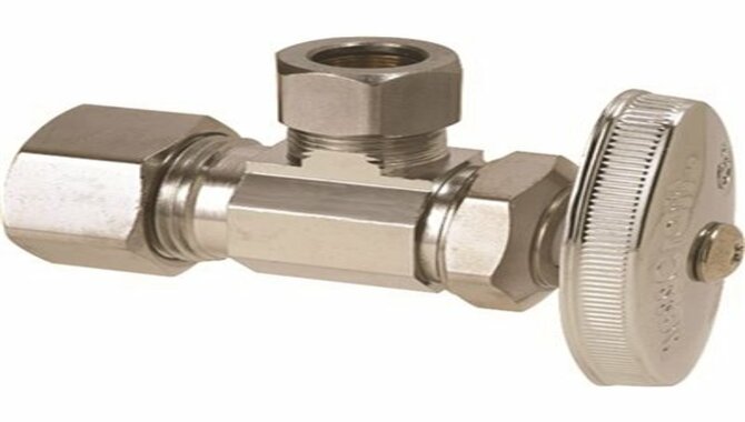 What Is An Angle Stop Valve?