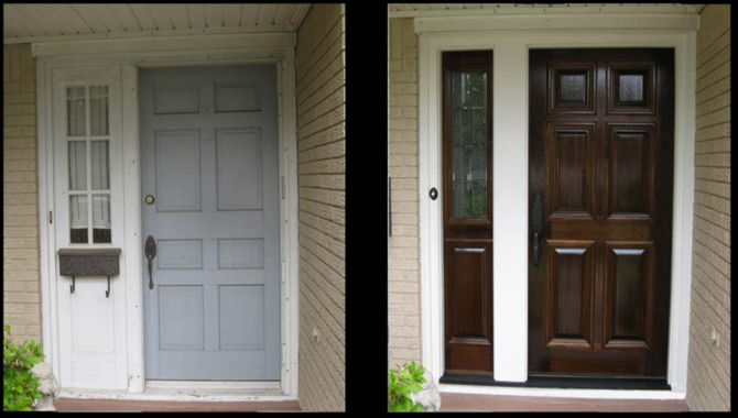 What You Need To Refinish A Door