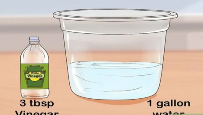 Use Boiling Water And Vinegar
