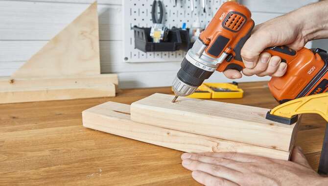 Easier Drilling Process For Holes In Wood
