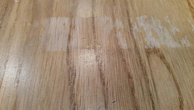 Effects Of Masking Tape On Wood Floors
