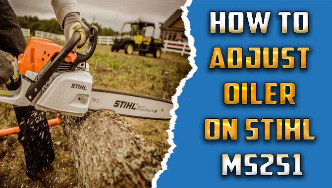 How To Adjust Oiler On Stihl Ms251