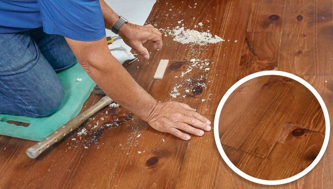 Repair The Flooring Using Wood Glue