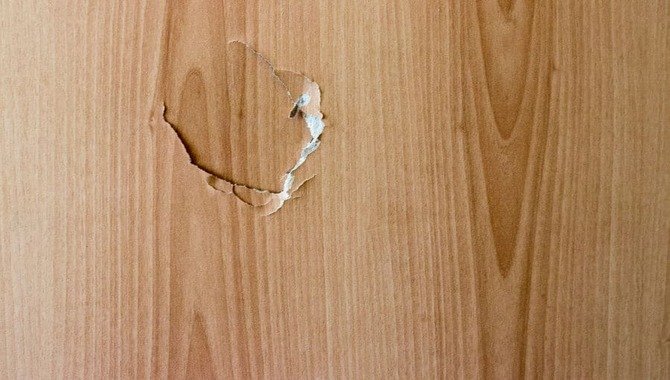 To Fix A Dent In A Wood Door