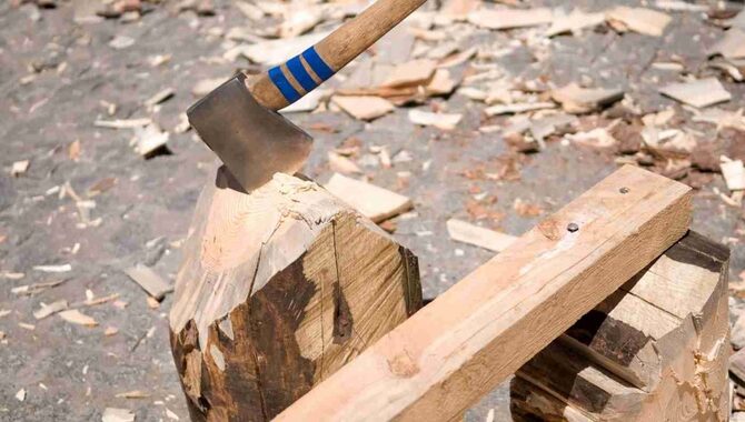 Use A Saw Or Axe To Make Precise Cuts