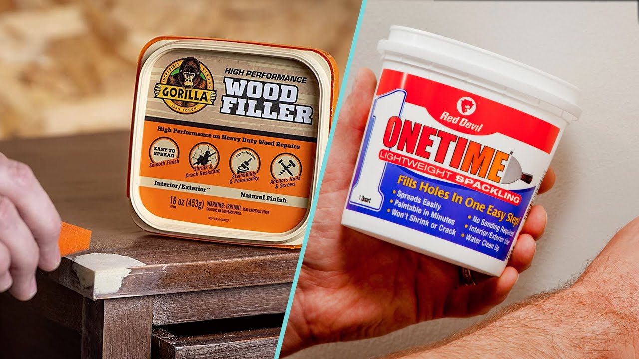 Common Mistakes To Avoid With Wood Filler and Spackle