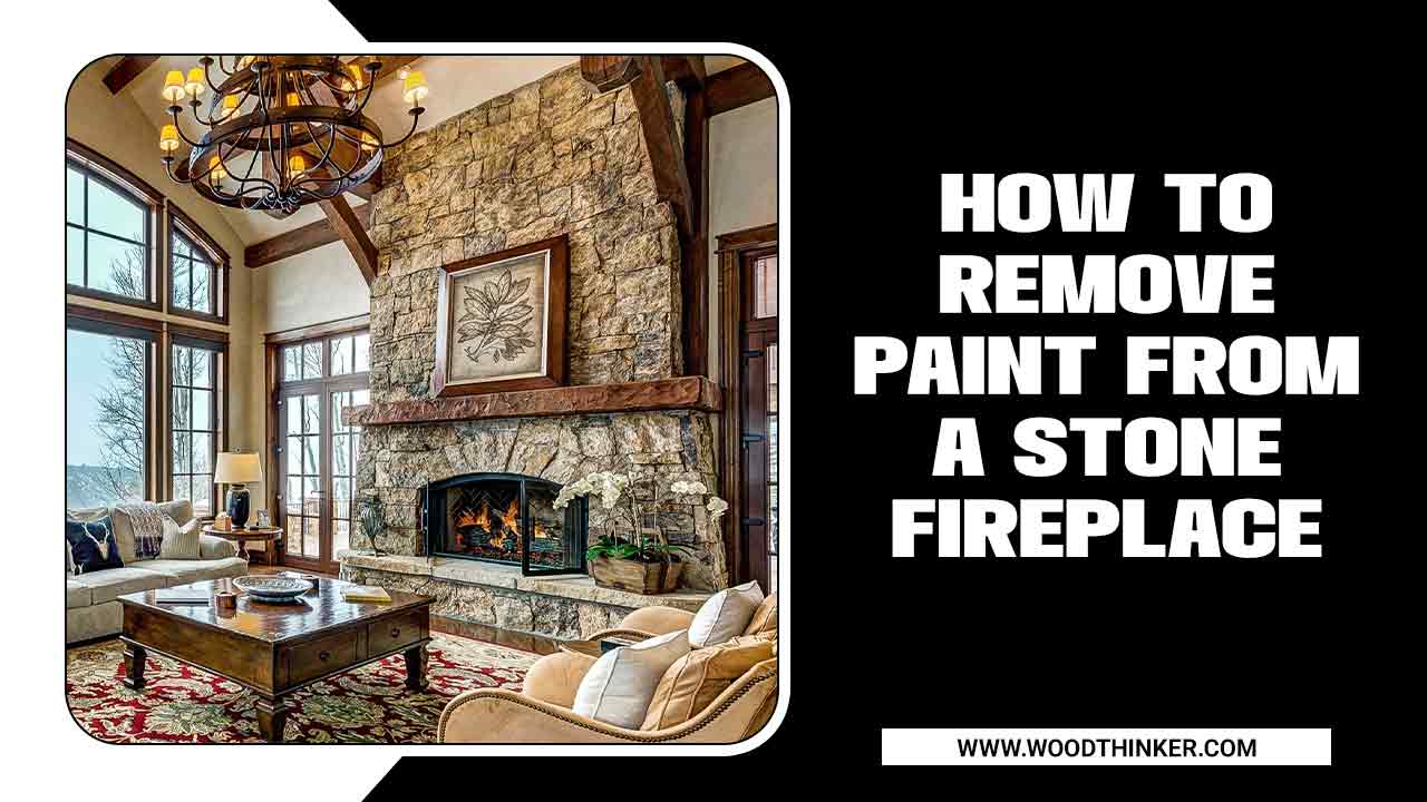 How To Remove Paint From A Stone Fireplace