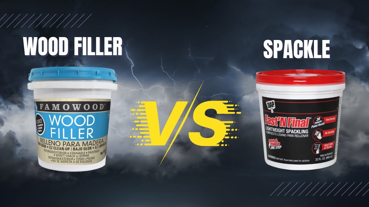 When To Use Wood Filler Vs Spackle