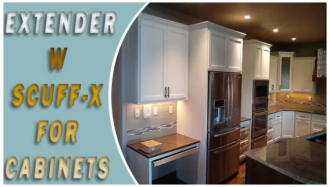 Extender w Scuff x For cabinets