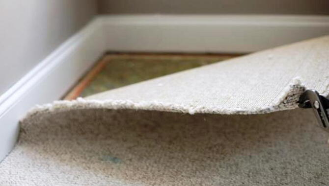 Cutting The Carpet Into Manageable Pieces