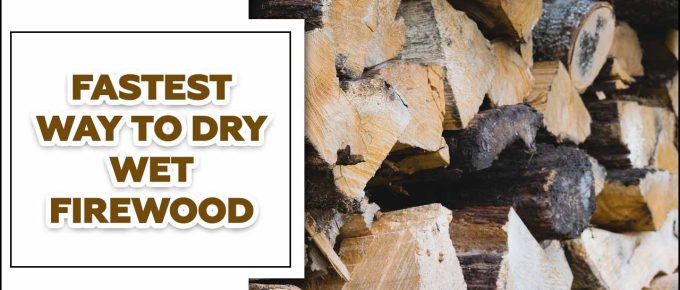 Fastest Way To Dry Wet Firewood